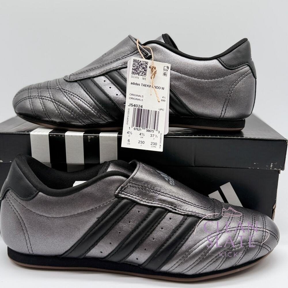Adidas Taekwondo Grey Five Core Black JS4024 Women's 6 NIB - Picture 3 of 6